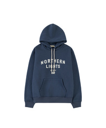SITP5251 NORTHERN LIGHTS 起毛フードパーカー_Navy