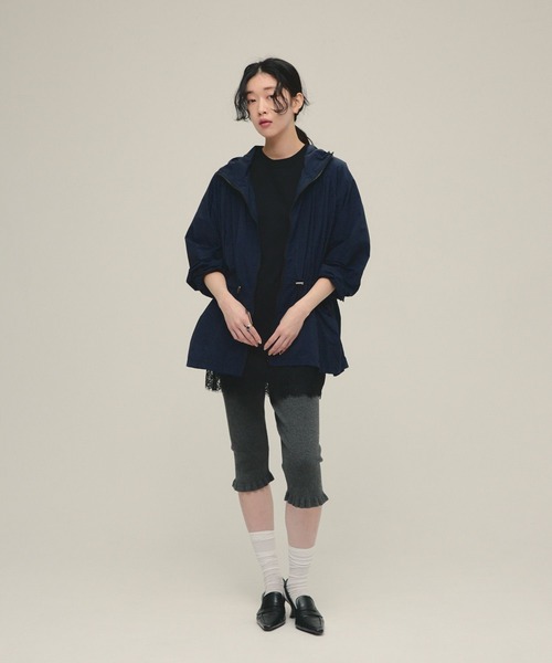 eL（エル）の「【eL】Lace Layered TEE/647286（Tシャツ/カットソー・レディース・ブラック/オフホワイト・FREE）」の11枚目の写真