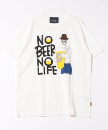 grn（ジーアールエヌ）の「【チャイハネ】YOKOHAMA BEER×grn×Amina ノビノラメンズTシャツ（Tシャツ/カットソー）」