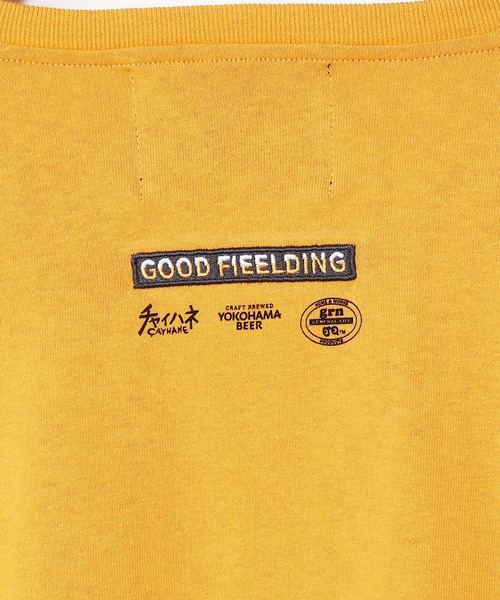 grn（ジーアールエヌ）の「【チャイハネ】YOKOHAMA BEER×grn×Amina ノビノラメンズTシャツ（Tシャツ/カットソー・メンズ・ホワイト/イエロー・L/XL）」の10枚目の写真
