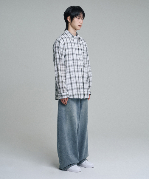 MOOVN(ムブン)の「モアワイドデニムパンツライトブルー(デニムパンツ・メンズ・その他・LARGE/MEDIUM/SMALL)」の5枚目の写真