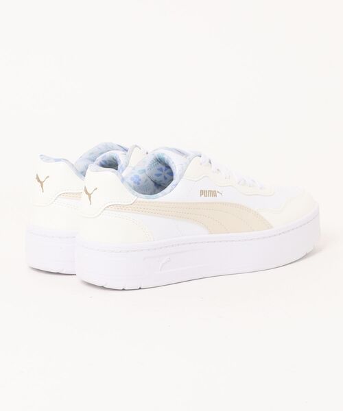 PUMA（プーマ）の「《PUMA》コート ラリー スカイ フラワー（スニーカー・レディース・ホワイト系その他・23.0cm/25.0cm/24.5cm/24.0cm/23.5cm/22.5cm）」の2枚目の写真