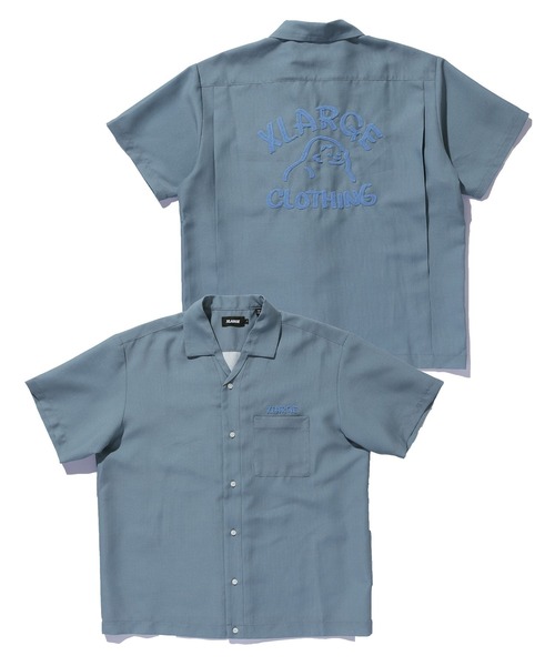 XLARGE(エクストララージ)の「DRAWING OG S/S SHIRT(シャツ/ブラウス・メンズ・ライトブルー/ホワイト/ブラウン/ブラック・S/M/L/XL)」の4枚目の写真