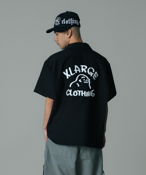 XLARGE(エクストララージ)の「DRAWING OG S/S SHIRT(シャツ/ブラウス・メンズ・ライトブルー/ホワイト/ブラウン/ブラック・S/M/L/XL)」の1枚目の写真