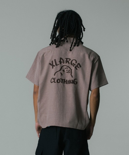 XLARGE(エクストララージ)の「DRAWING OG S/S SHIRT(シャツ/ブラウス・メンズ・ライトブルー/ホワイト/ブラウン/ブラック・S/M/L/XL)」の5枚目の写真