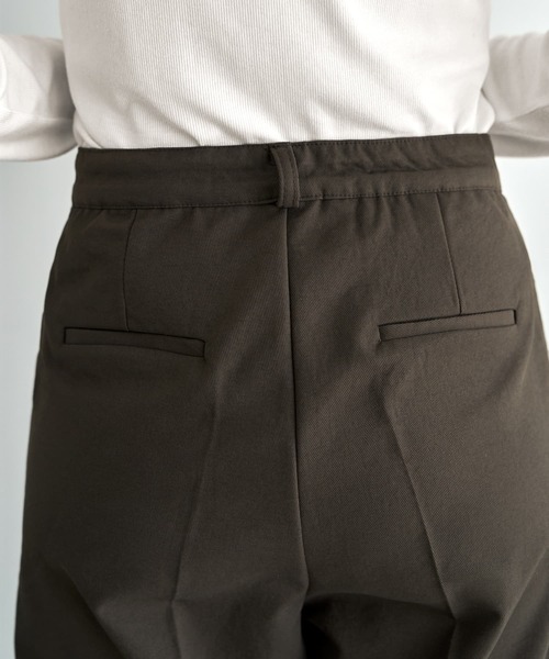 STYLE DELI(スタイルデリ)の「内ゴム伸縮ストレートパンツ(その他パンツ・レディース・ブラウン/ベージュ/ブラック・MEDIUM/SMALL/LARGE)」の16枚目の写真