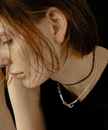 LAPUIS（ラピュイ）の「＜LAPUIS＞Flow coil チョーカー（ネックレス）」