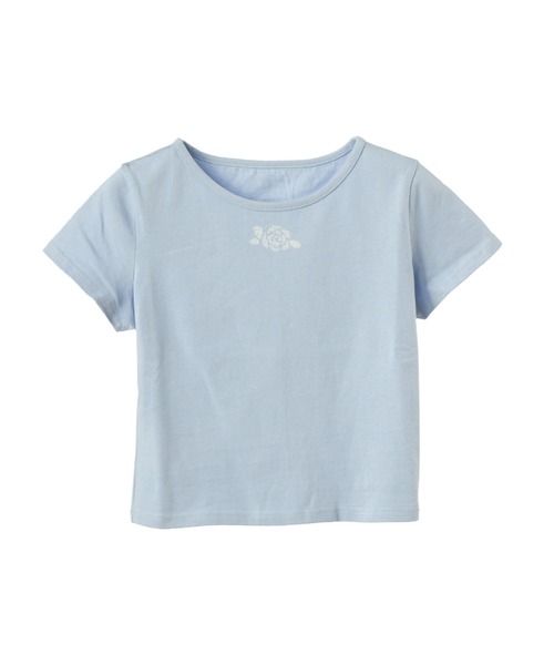 idem(イデム)の「idem rose graphic T-shirt / オリジナルローズグラフィックTシャツ(Tシャツ/カットソー・レディース・ネイビー/ブルー・FREE)」の13枚目の写真