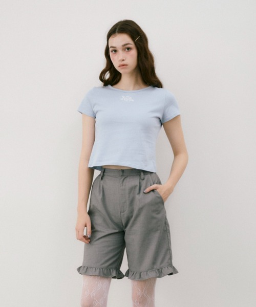 idem(イデム)の「idem rose graphic T-shirt / オリジナルローズグラフィックTシャツ(Tシャツ/カットソー・レディース・ネイビー/ブルー・FREE)」の21枚目の写真