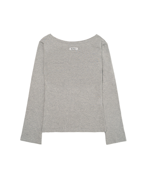 MIHEV(ミヘブ)の「M ネックレスグラフィックボートネックロングスリーブTシャツメランジ(Tシャツ/カットソー・レディース・その他・SMALL/MEDIUM)」の6枚目の写真
