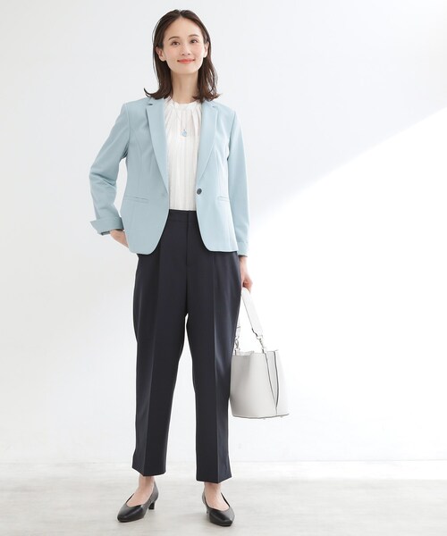 Reflect(リフレクト)の「【セットアップ可】スリット入りテーパードパンツ(その他パンツ・レディース・グレー/ネイビー・07/11/13/15 /09)」の5枚目の写真