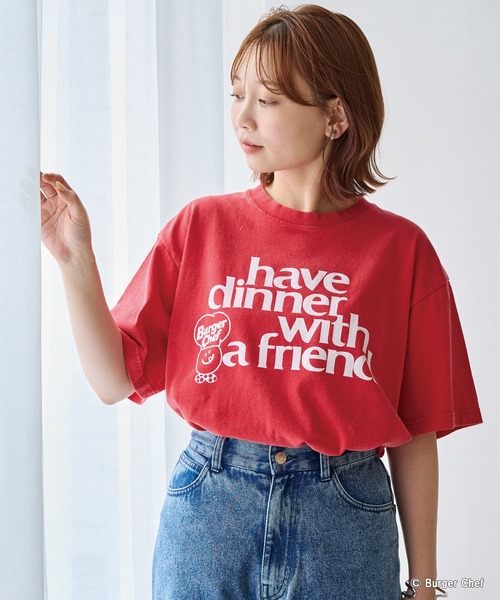 LAVEANGE（ラビアンジェ）の「【GOOD ROCK SPEED】Burger Chef | バーガーシェフ　TEE（Tシャツ/カットソー・レディース・レッド・F）」の2枚目の写真
