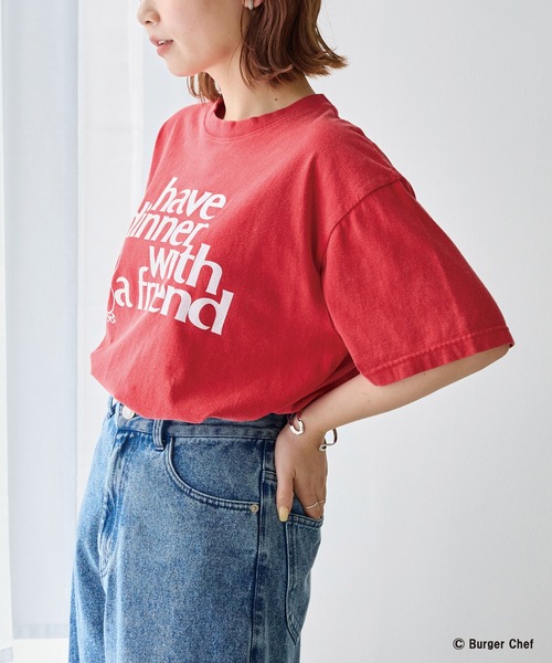 LAVEANGE（ラビアンジェ）の「【GOOD ROCK SPEED】Burger Chef | バーガーシェフ　TEE（Tシャツ/カットソー・レディース・レッド・F）」の4枚目の写真