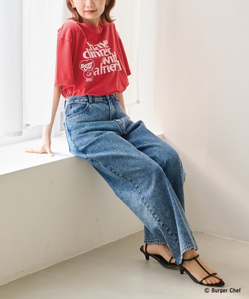 LAVEANGE（ラビアンジェ）の「【GOOD ROCK SPEED】Burger Chef | バーガーシェフ　TEE（Tシャツ/カットソー・レディース・レッド・F）」の6枚目の写真