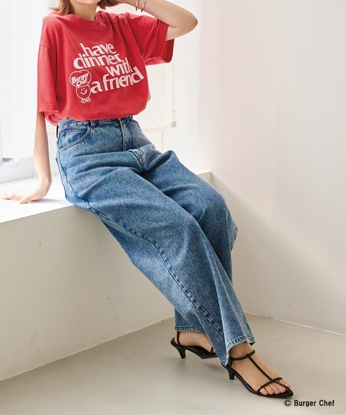 LAVEANGE（ラビアンジェ）の「【GOOD ROCK SPEED】Burger Chef | バーガーシェフ　TEE（Tシャツ/カットソー・レディース・レッド・F）」の7枚目の写真