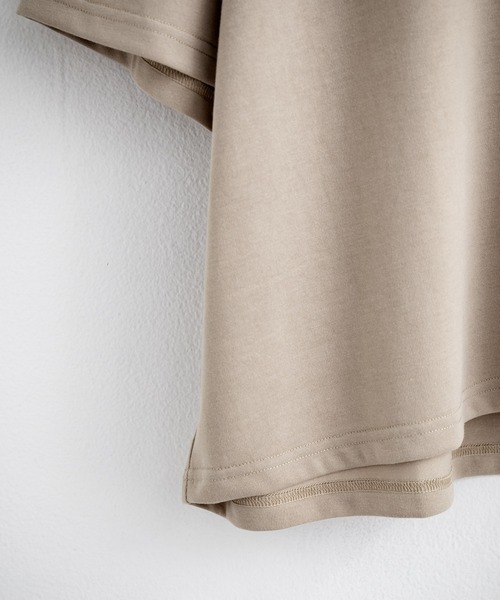 Rocky Monroe（ロッキーモンロー）の「AIR TEC+ 接触冷感・遮熱・UVカット 多機能オーバーサイズショート丈半袖Tシャツ（Tシャツ/カットソー・メンズ・ブラック/グレイッシュベージュ/ブルー/チャコール/ネイビー/ピンク/ホワイト・M/XL/L）」の21枚目の写真