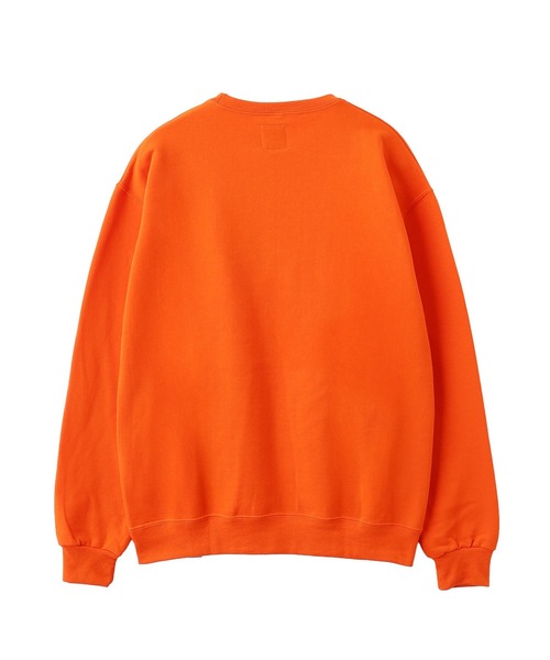 styles(スタイルス)の「LOOSEJOINTS ED DAVIS SUPERDEFORMED GREW NECK LF25FL006ED(スウェット・メンズ・オレンジ/ネイビー・L/M)」の7枚目の写真