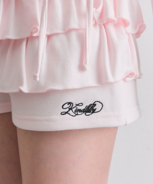 OLIVE des OLIVE（オリーブデオリーブ）の「フリルティアードショートパンツ（その他パンツ・レディース・トップグレー/ドット/ピンク・FREE）」の19枚目の写真
