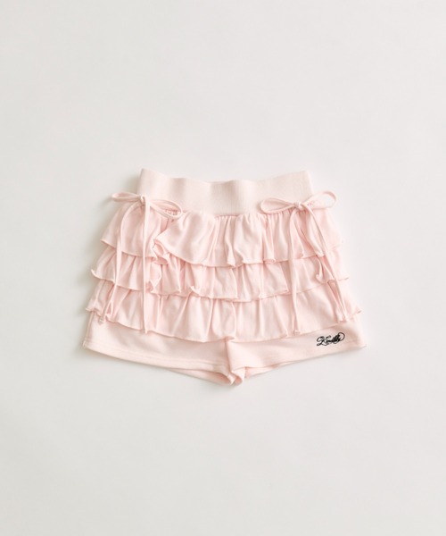 OLIVE des OLIVE（オリーブデオリーブ）の「フリルティアードショートパンツ（その他パンツ・レディース・トップグレー/ドット/ピンク・FREE）」の17枚目の写真
