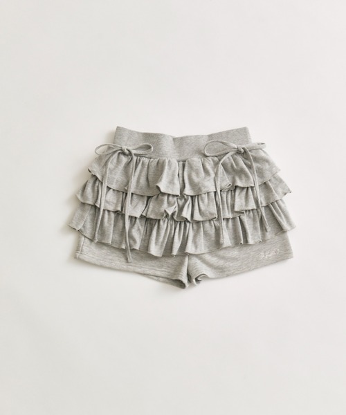 OLIVE des OLIVE（オリーブデオリーブ）の「フリルティアードショートパンツ（その他パンツ・レディース・トップグレー/ドット/ピンク・FREE）」の16枚目の写真