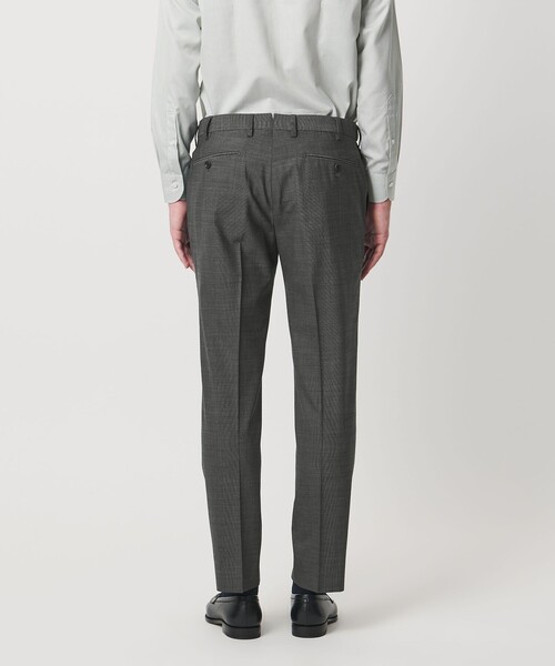 UNITED ARROWS(ユナイテッドアローズ)の「ピンヘッド トロピカル サイドエクステンド ノープリーツ スラックス COMFORT EASY‐MODEL ウォッシャブル ストレッチ イージーケア(スラックス・メンズ・ダークグレー・48/50/46/44/42)」の6枚目の写真