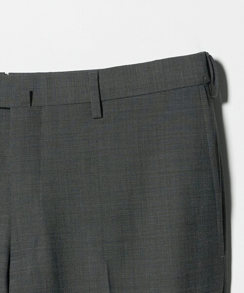 UNITED ARROWS(ユナイテッドアローズ)の「ピンヘッド トロピカル サイドエクステンド ノープリーツ スラックス COMFORT EASY‐MODEL ウォッシャブル ストレッチ イージーケア(スラックス・メンズ・ダークグレー・48/50/46/44/42)」の9枚目の写真