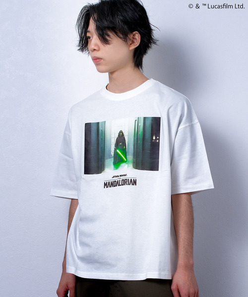 STAR WARS（スターウォーズ）の「スター・ウォーズ マンダロリアン 半袖Tシャツ Star Wars The Mandalorian キッズ（Tシャツ/カットソー・キッズ・ブラック系その他/ブラック系その他4/ホワイト系その他/ホワイト系その他3/ブラック系その他2/ホワイト系その他2/ブラック系その他3/ホワイト系その他4・130/160/140/170/150）」の3枚目の写真