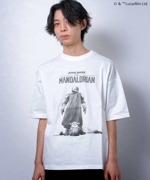 STAR WARS（スターウォーズ）の「スター・ウォーズ マンダロリアン 半袖Tシャツ Star Wars The Mandalorian キッズ（Tシャツ/カットソー・キッズ・ブラック系その他/ブラック系その他4/ホワイト系その他/ホワイト系その他3/ブラック系その他2/ホワイト系その他2/ブラック系その他3/ホワイト系その他4・130/160/140/170/150）」の5枚目の写真