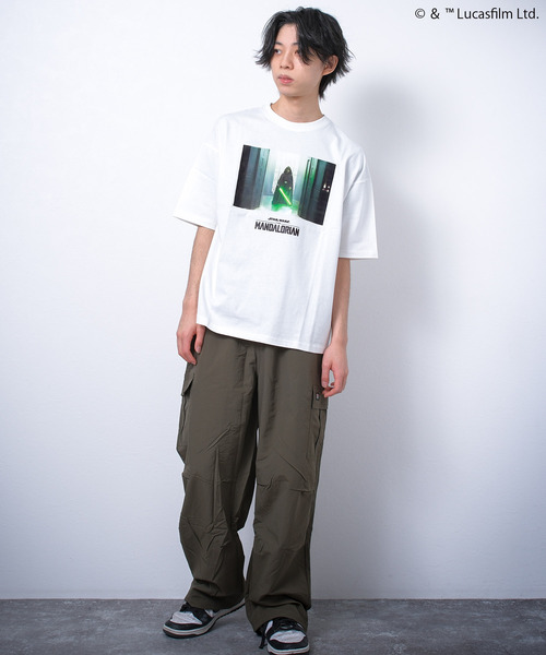 STAR WARS（スターウォーズ）の「スター・ウォーズ マンダロリアン 半袖Tシャツ Star Wars The Mandalorian キッズ（Tシャツ/カットソー・キッズ・ブラック系その他/ブラック系その他4/ホワイト系その他/ホワイト系その他3/ブラック系その他2/ホワイト系その他2/ブラック系その他3/ホワイト系その他4・130/160/140/170/150）」の12枚目の写真