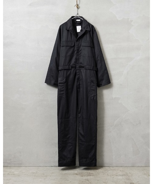 MILITARY(ミリタリー)の「実物 新品 デッドストック 米軍 FLAME RESISTANT ウエストアジャスター エンジニア カバーオール(つなぎ/オールインワン・メンズ・ネイビー・46S/42S/44S/40L/40S)」の1枚目の写真
