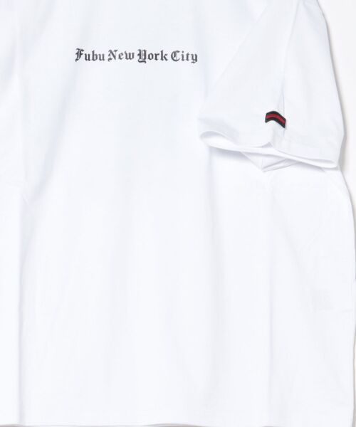 FUBU( フブ)の「FUBU フブ ブランド Studs Logo TShirts/スタッドロゴTシャツ(Tシャツ/カットソー・メンズ・ホワイト/ブラック・XXL/XL/L/M)」の4枚目の写真