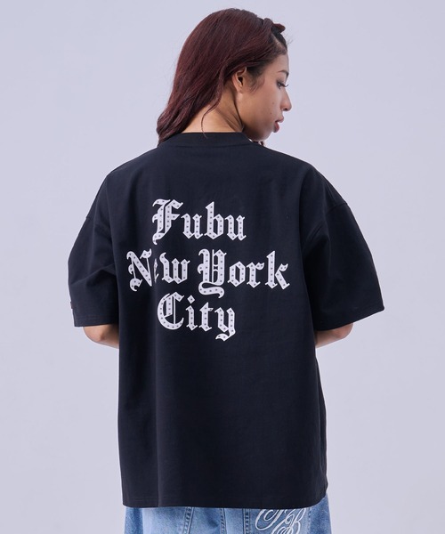 FUBU( フブ)の「FUBU フブ ブランド Studs Logo TShirts/スタッドロゴTシャツ(Tシャツ/カットソー・メンズ・ホワイト/ブラック・XXL/XL/L/M)」の18枚目の写真