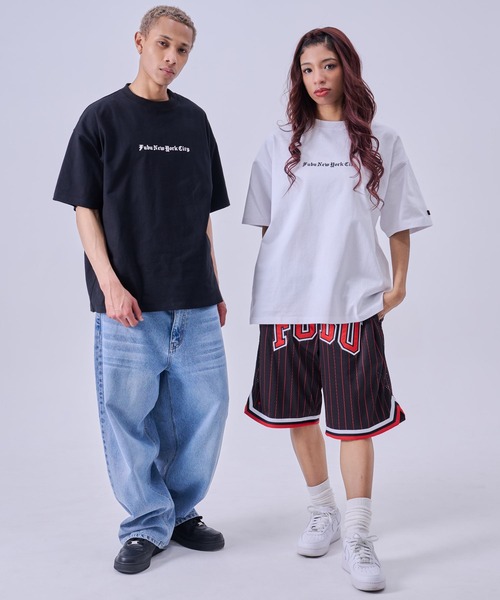 FUBU( フブ)の「FUBU フブ ブランド Studs Logo TShirts/スタッドロゴTシャツ(Tシャツ/カットソー・メンズ・ホワイト/ブラック・XXL/XL/L/M)」の6枚目の写真
