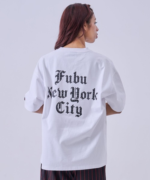 FUBU( フブ)の「FUBU フブ ブランド Studs Logo TShirts/スタッドロゴTシャツ(Tシャツ/カットソー・メンズ・ホワイト/ブラック・XXL/XL/L/M)」の12枚目の写真