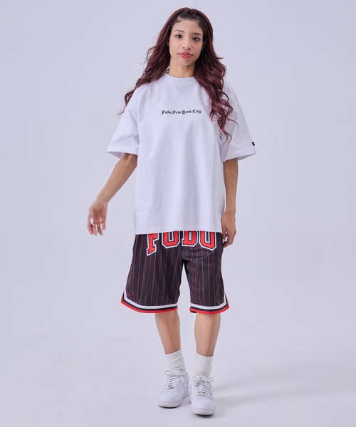 FUBU( フブ)の「FUBU フブ ブランド Studs Logo TShirts/スタッドロゴTシャツ(Tシャツ/カットソー・メンズ・ホワイト/ブラック・XXL/XL/L/M)」の13枚目の写真