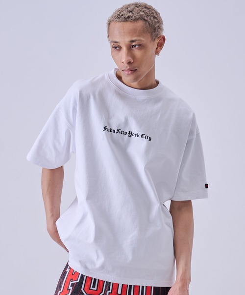 FUBU( フブ)の「FUBU フブ ブランド Studs Logo TShirts/スタッドロゴTシャツ(Tシャツ/カットソー・メンズ・ホワイト/ブラック・XXL/XL/L/M)」の7枚目の写真