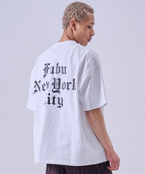 FUBU( フブ)の「FUBU フブ ブランド Studs Logo TShirts/スタッドロゴTシャツ(Tシャツ/カットソー・メンズ・ホワイト/ブラック・XXL/XL/L/M)」の8枚目の写真