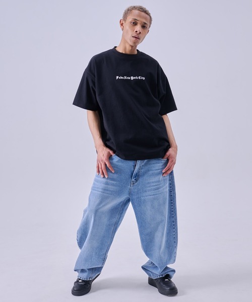 FUBU( フブ)の「FUBU フブ ブランド Studs Logo TShirts/スタッドロゴTシャツ(Tシャツ/カットソー・メンズ・ホワイト/ブラック・XXL/XL/L/M)」の16枚目の写真