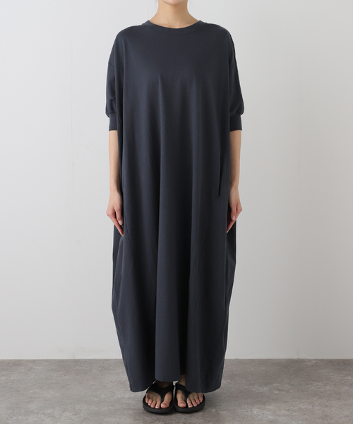 FRAMeWORK（フレームワーク）の「≪WEB限定 / 追加≫ポケットツキジャージドレス（ワンピース・レディース・チャコールグレー/ブラック・36/38）」の17枚目の写真