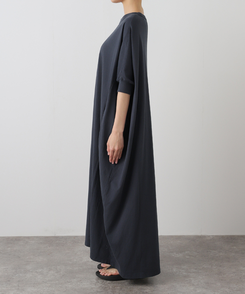 FRAMeWORK（フレームワーク）の「≪WEB限定 / 追加≫ポケットツキジャージドレス（ワンピース・レディース・チャコールグレー/ブラック・36/38）」の18枚目の写真