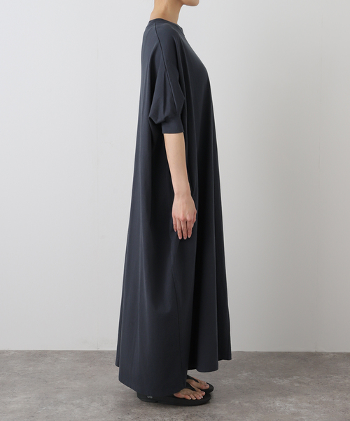 FRAMeWORK（フレームワーク）の「≪WEB限定 / 追加≫ポケットツキジャージドレス（ワンピース・レディース・チャコールグレー/ブラック・36/38）」の20枚目の写真