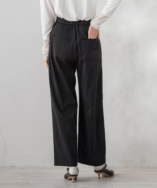 Droite lautreamont（ドロワットロートレアモン）の「ワイドポケットタックパンツ（スラックス・レディース・カーキ/ブラック・S/M）」の12枚目の写真