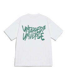 ユニバースレタリングピュアコットンビッグオーバーフィット半袖Tシャツ4カラー