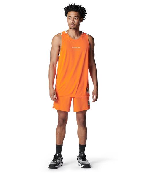 UNDER ARMOUR(アンダーアーマー)の「UAテック ストリートクエスト タンク(バスケットボール/メンズ)(タンクトップ・メンズ・オレンジ系その他・S/M/L/XL/3XL/2XL)」の3枚目の写真