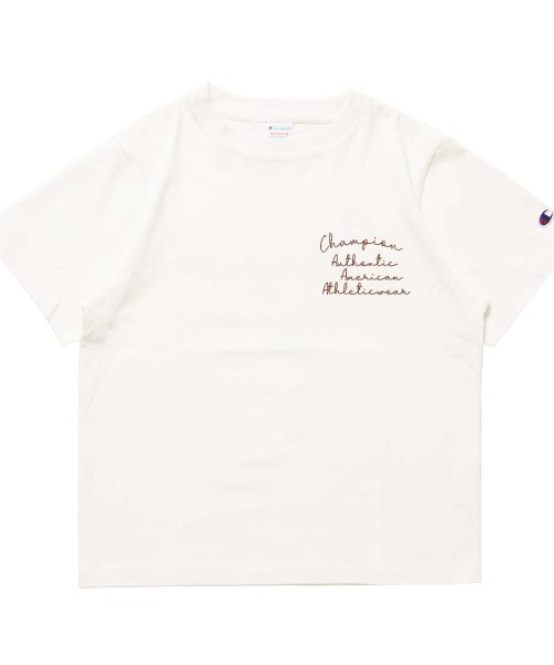 Champion（チャンピオン）の「【別注】チャンピオン  SHORT SLEEVE T-SHIRT 限定コラボ（Tシャツ/カットソー・レディース・チャコールグレー/ホワイト・M/L）」の11枚目の写真
