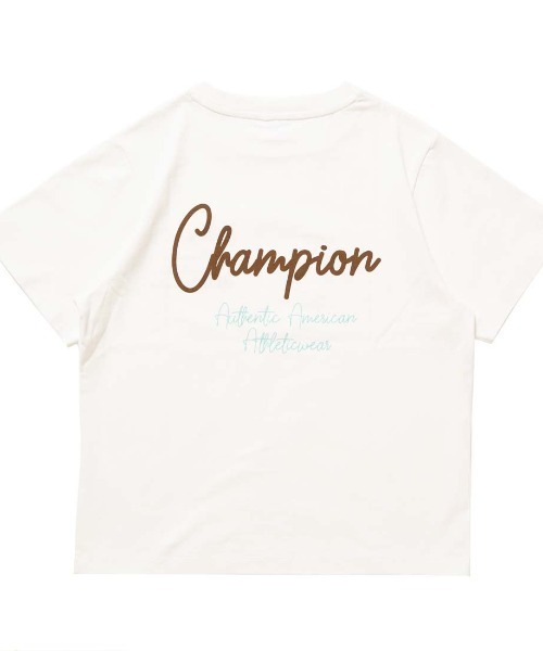 Champion（チャンピオン）の「【別注】チャンピオン  SHORT SLEEVE T-SHIRT 限定コラボ（Tシャツ/カットソー・レディース・チャコールグレー/ホワイト・M/L）」の12枚目の写真
