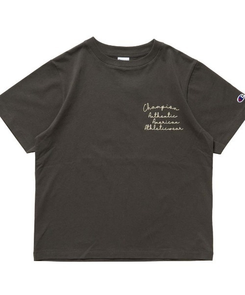 Champion（チャンピオン）の「【別注】チャンピオン  SHORT SLEEVE T-SHIRT 限定コラボ（Tシャツ/カットソー・レディース・チャコールグレー/ホワイト・M/L）」の13枚目の写真