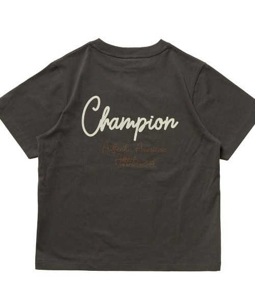Champion（チャンピオン）の「【別注】チャンピオン  SHORT SLEEVE T-SHIRT 限定コラボ（Tシャツ/カットソー・レディース・チャコールグレー/ホワイト・M/L）」の14枚目の写真