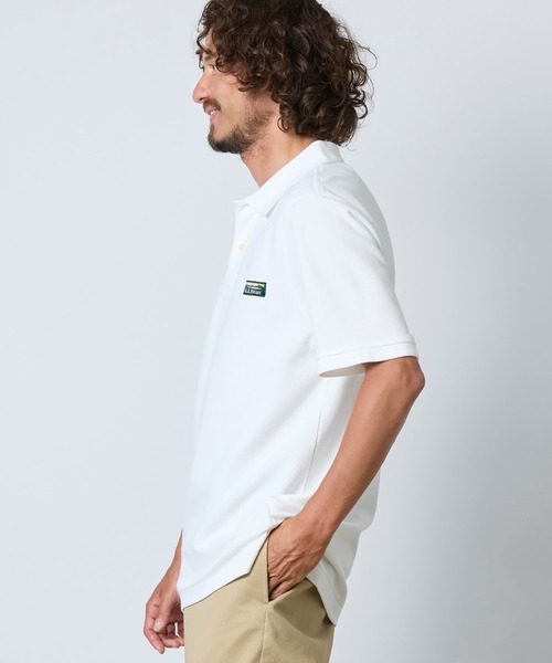 L.L.Bean(エルエルビーン)の「ジャパン・フィット プレミアム・ダブル・エル・ポロシャツ、半袖 カタディン・ロゴ・ラベル付き ジャパン・フィット(ポロシャツ・メンズ・インディゴブルー/ブラック/ネイビー/ホワイト・LARGE/XX-LARGE/X-LARGE/MEDIUM/SMALL)」の19枚目の写真