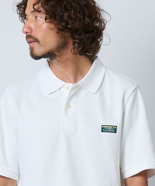 L.L.Bean(エルエルビーン)の「ジャパン・フィット プレミアム・ダブル・エル・ポロシャツ、半袖 カタディン・ロゴ・ラベル付き ジャパン・フィット(ポロシャツ・メンズ・インディゴブルー/ブラック/ネイビー/ホワイト・LARGE/XX-LARGE/X-LARGE/MEDIUM/SMALL)」の6枚目の写真